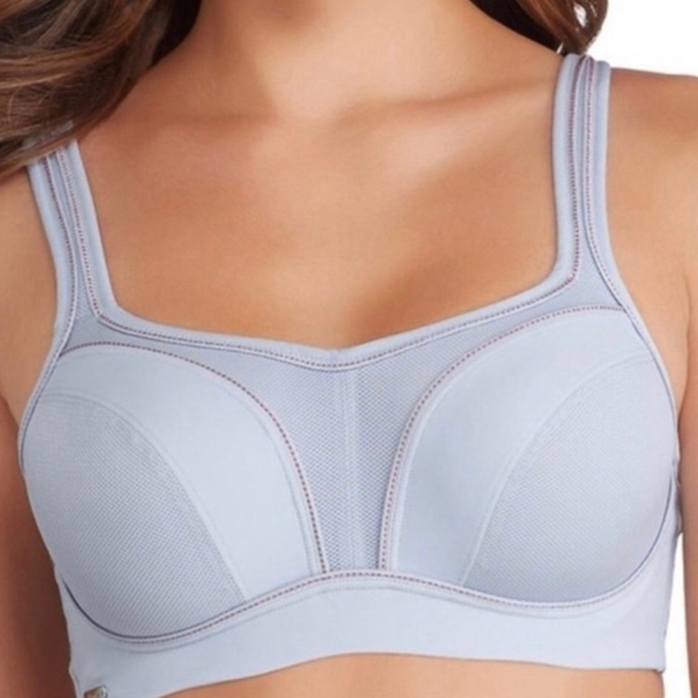 Chantelle High Impact convertible Sports Bra Gray-32E